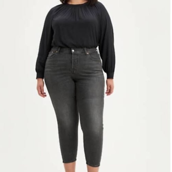 LEVIS’ premium woman wedgie skinny high rise pre washed plus size 22w - Picture 14 of 14